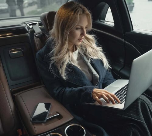 Corporate luxury car rentals