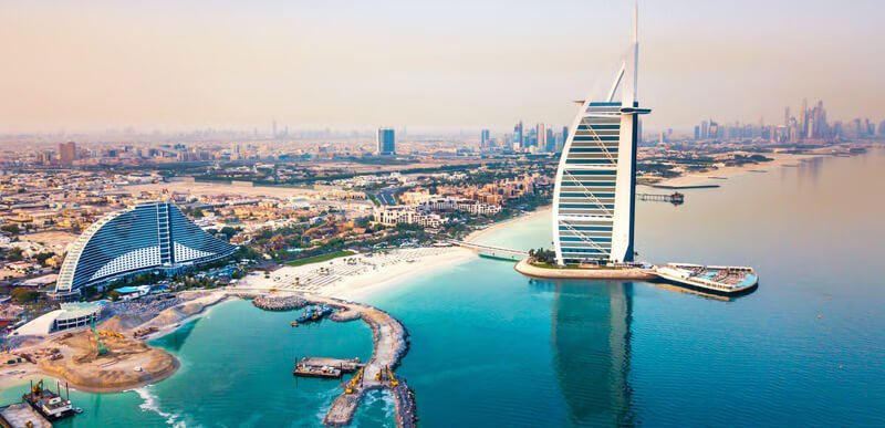 Burj Al Arab and La Mer drive