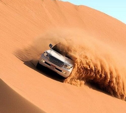 Desert adventure luxury driving
