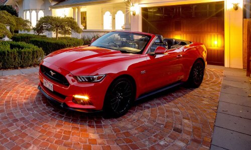 Ford Mustang convertible sports car
